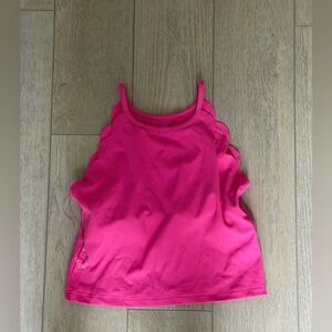 btween Pink Scalloped Tank Top